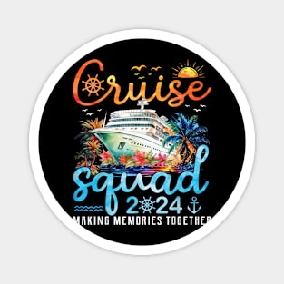 Cruise Squad 2024 Family Group Matching Summer Vacation Magnet